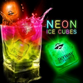 NEON Lited Ice Cubes